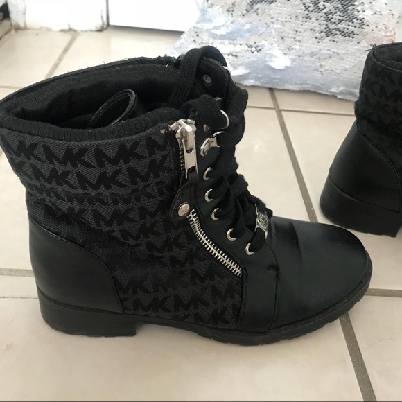 Michael Kors Shoes - Michael Kors black ankle boots youth size 4